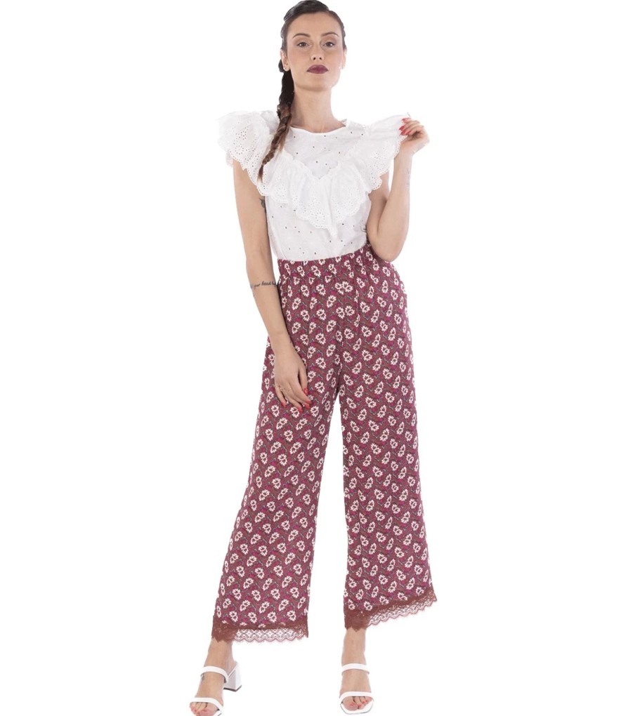 Donna Koralline Pantaloni | Pantalone Crop Donna Koralline