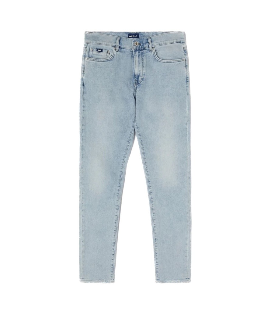 Uomo Gas Jeans | Jeans Uomo Gas Sax Wk73