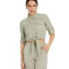 Donna Guess Camicie Bluse Top | Camicia In Twill Donna Guess