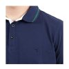 Uomo Trussardi T-Shirt & Polo | Polo Uomo Trussardi In Piquet Maniche Lunghe Colori Blu E Rosso - 52T00247-1T001678