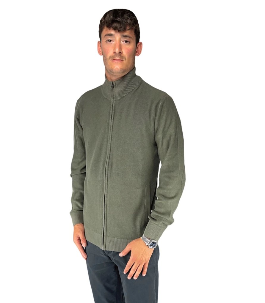 Uomo Union Clothing Maglieria | Cardigan Uomo Union Full Zip