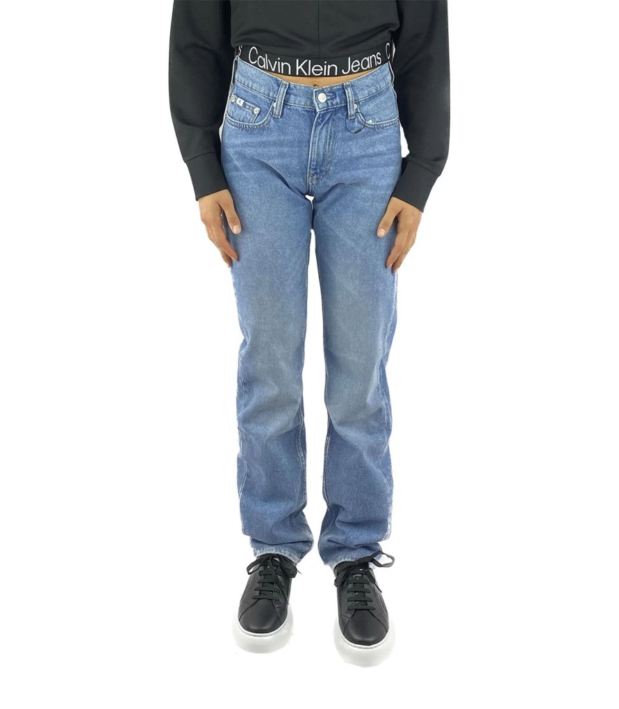 Donna Calvin Klein Jeans | Jeans Donna Calvin Klein Low Rise Straight