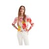 Donna Desigual Maglieria | Maglia Donna Desigual Stampa Tropicale