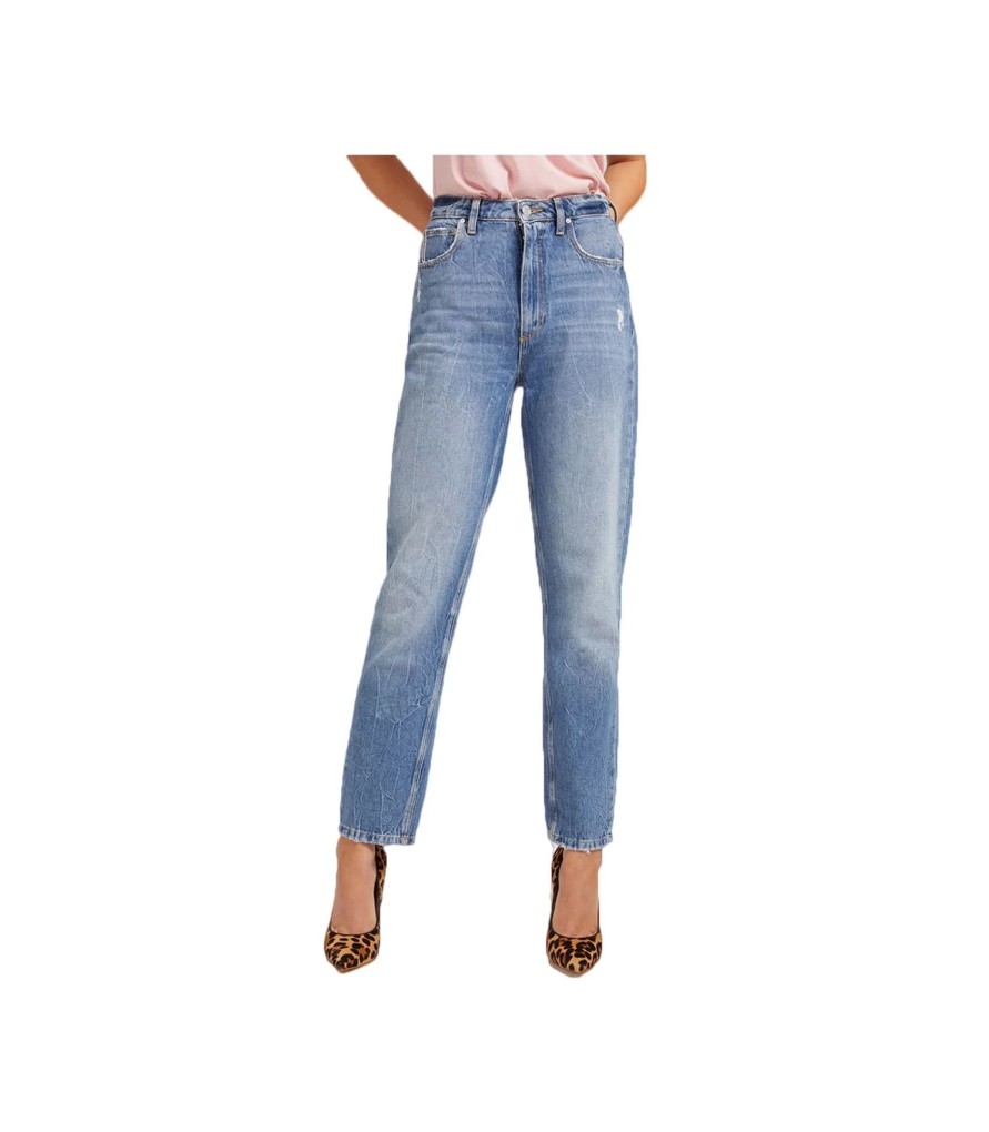 Donna Guess Jeans | Jeans Donna Mom Fit Guess