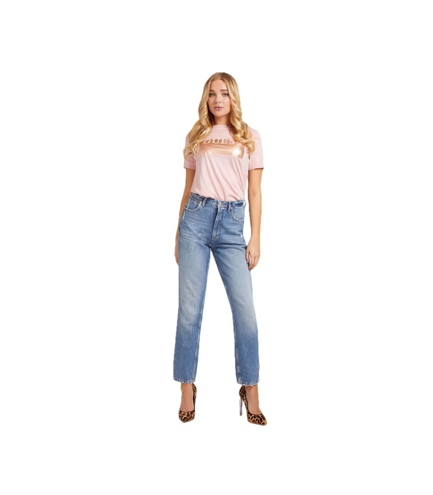 Donna Guess Jeans | Jeans Donna Mom Fit Guess