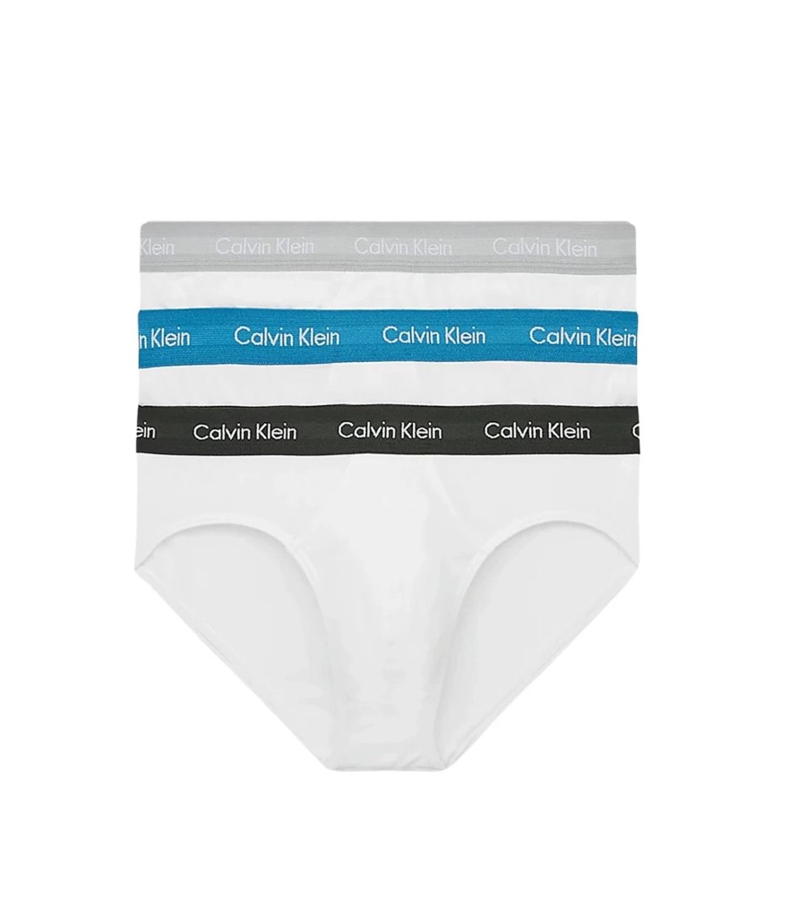 Uomo Calvin Klein Intimo | Slip Uomo Calvin Klein In Confezione Da 3