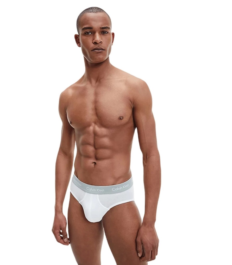 Uomo Calvin Klein Intimo | Slip Uomo Calvin Klein In Confezione Da 3