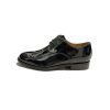 Uomo Soldini Scarpe Formali | Scarpe Uomo Soldini Derby Lucida Stringata Suola In Gomma Colore Nero - 22045Nvb8