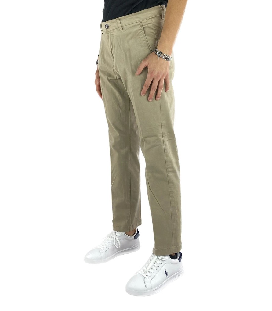 Uomo Manifattura Borghese Pantaloni | Pantaloni Chinos Uomo Borghese