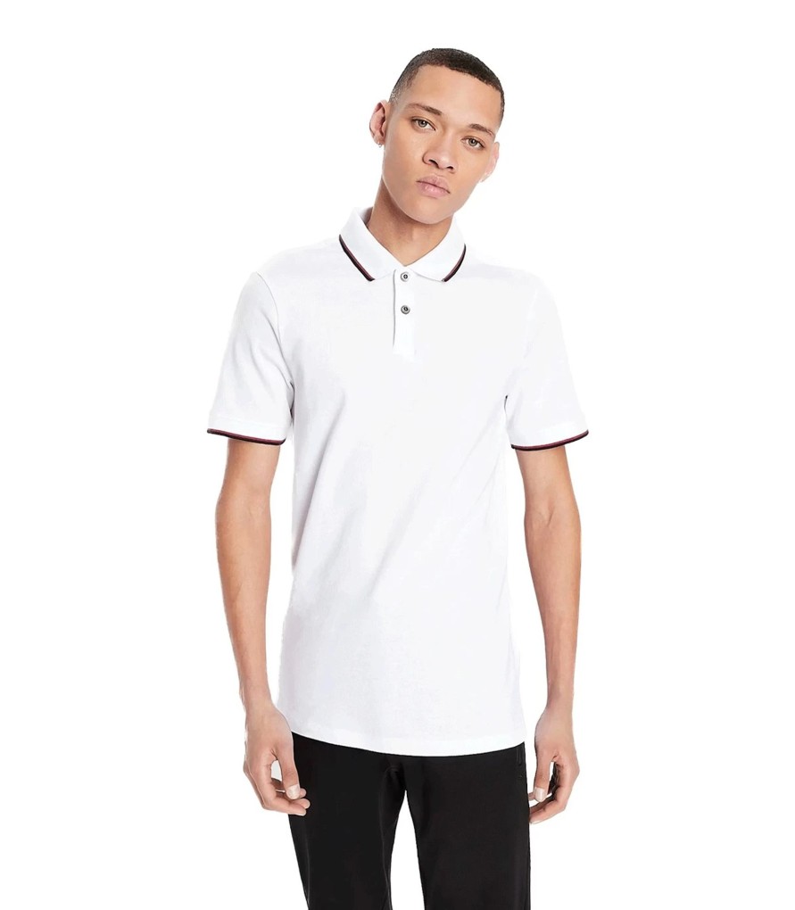 Uomo Armani Exchange T-Shirt & Polo | Polo In Pique Uomo Armani Exchange