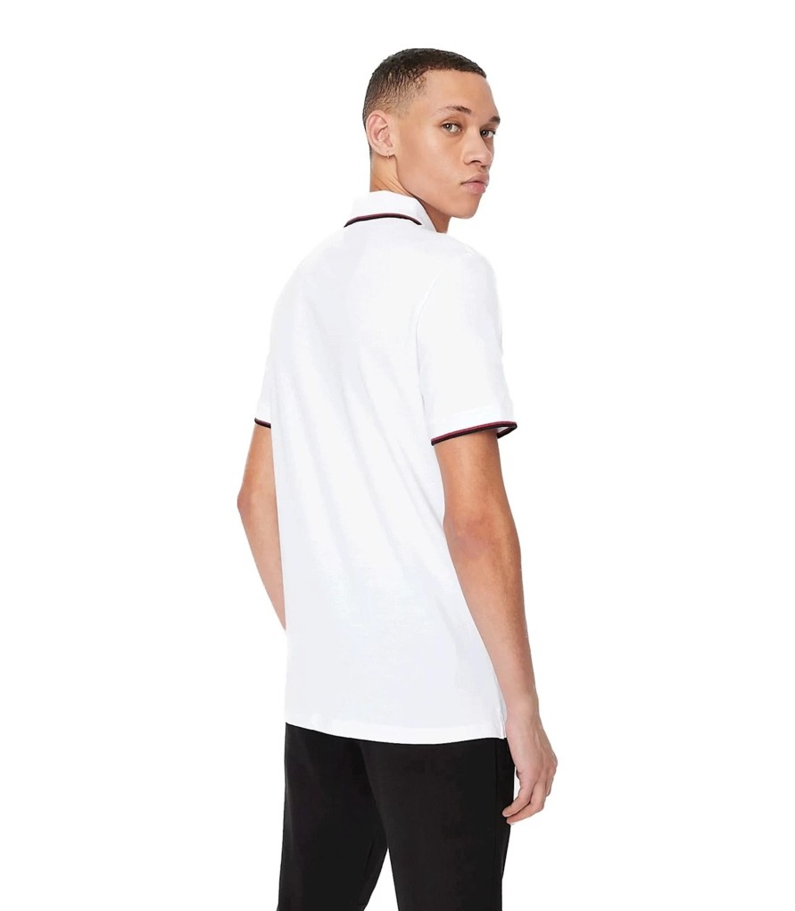 Uomo Armani Exchange T-Shirt & Polo | Polo In Pique Uomo Armani Exchange