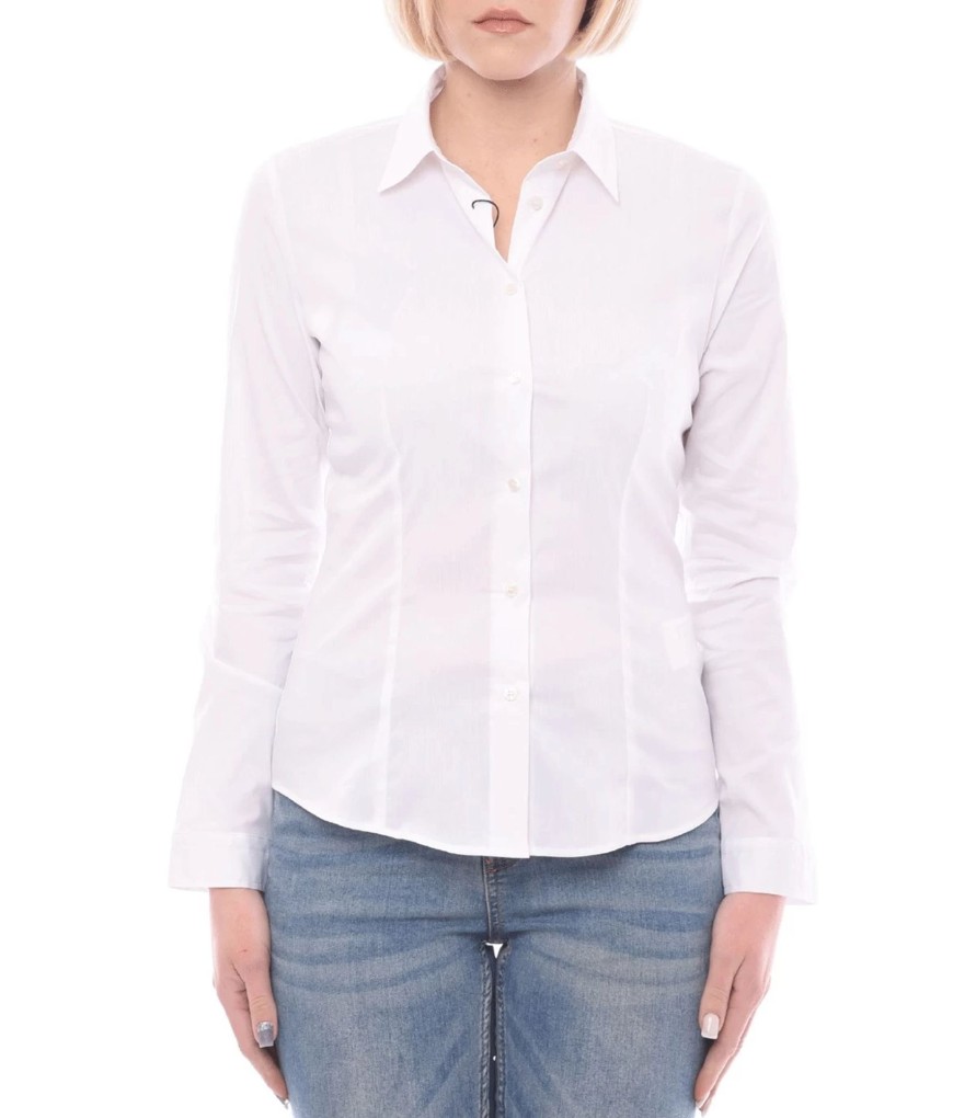 Donna Emme Marella Camicie Bluse Top | Camicia In Popeline Donna Emme Marella