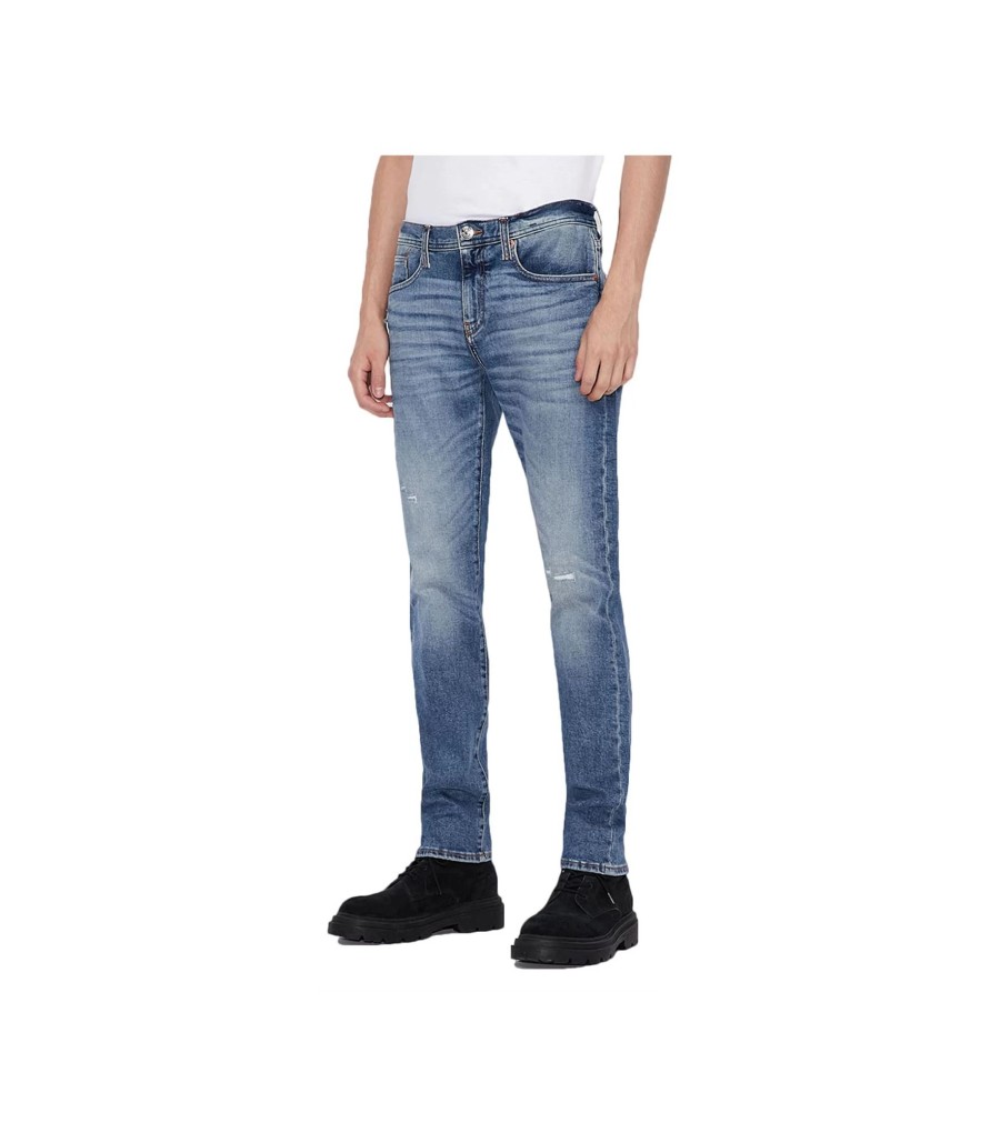 Uomo Armani Exchange Jeans | Jeans Skinny 5 Tasche Uomo Armani Exchange