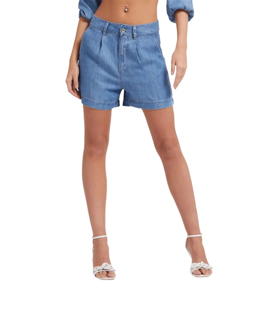 Donna Guess Shorts E Bermuda | Short Di Jeans Guess