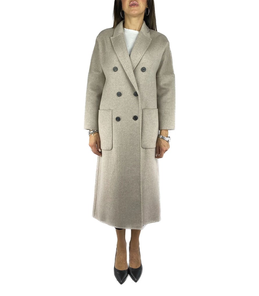 Donna Vicolo Cappotti E Giacche | Cappotto Doppiopetto Donna Vicolo