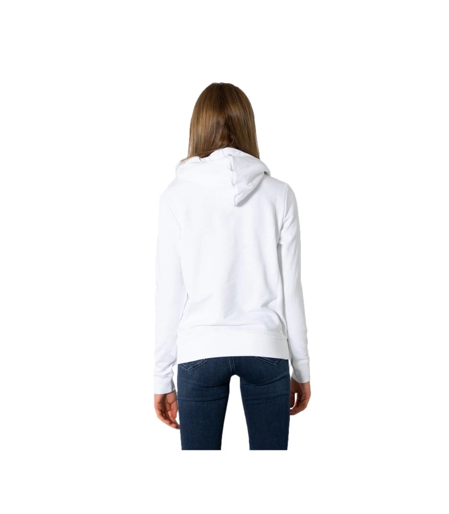 Donna Tommy Jeans Felpe | Felpa Donna Con Cappuccio Tommy Jeans