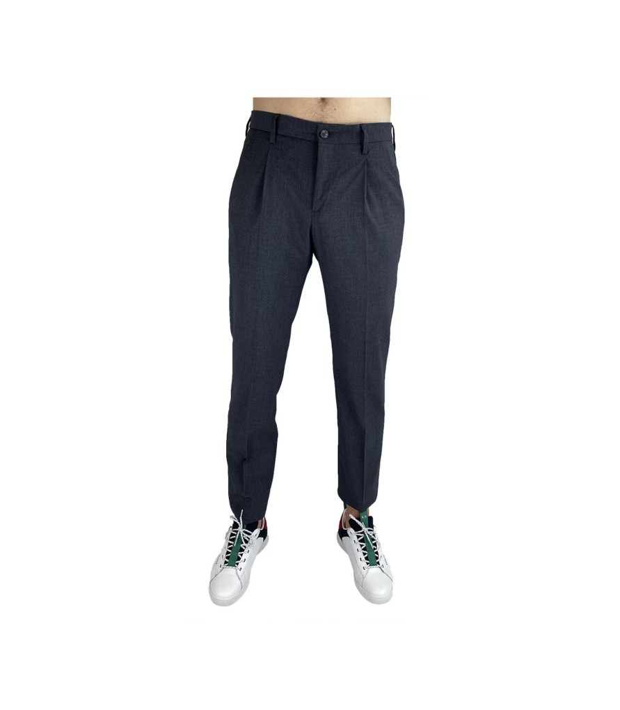 Uomo Fourten Pantaloni | Pantalone Uomo Fresco Lana Fourten