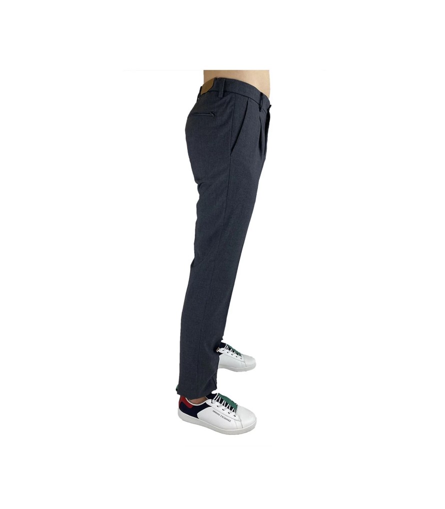 Uomo Fourten Pantaloni | Pantalone Uomo Fresco Lana Fourten