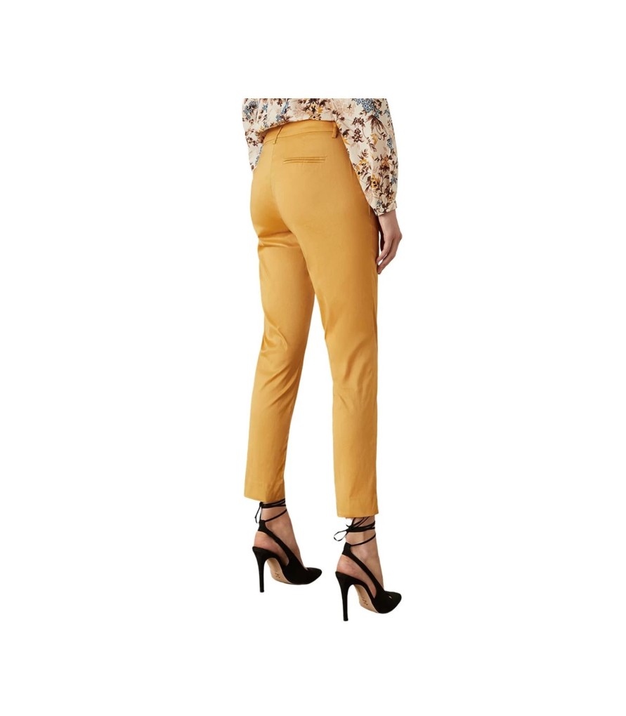 Donna Emme Marella Pantaloni | Pantaloni Slim In Popeline Donna Emme Di Marella