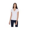 Donna Armani Exchange T-Shirt & Canotte | T- Shirt Donna Armani Exchange Con Scollo A V Colore Bianco - 8Nytdhyj16Z1000