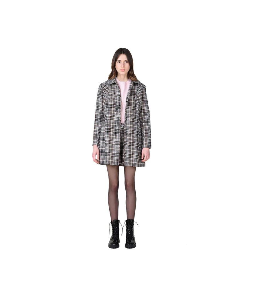 Donna Molly Bracken Cappotti E Giacche | Cappotto A Quadri Donna Molly Bracken