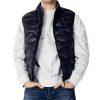 Uomo Blauer Gilet | Gilet Uomo Blauer