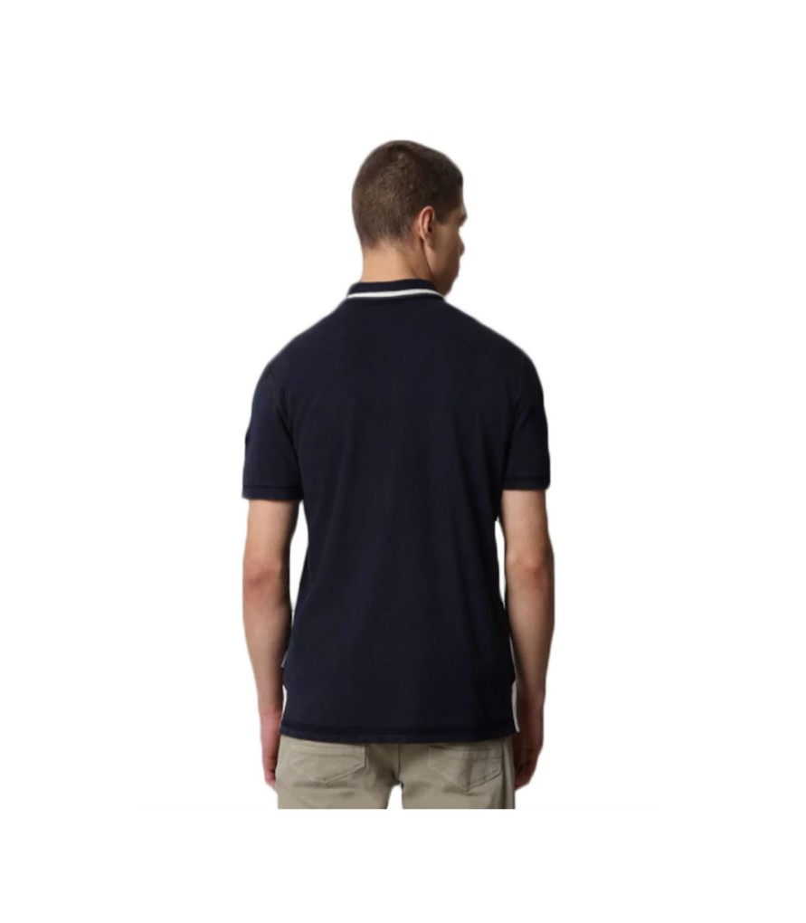 Uomo Napapijri T-Shirt & Polo | Polo Con Stemma Napapijri