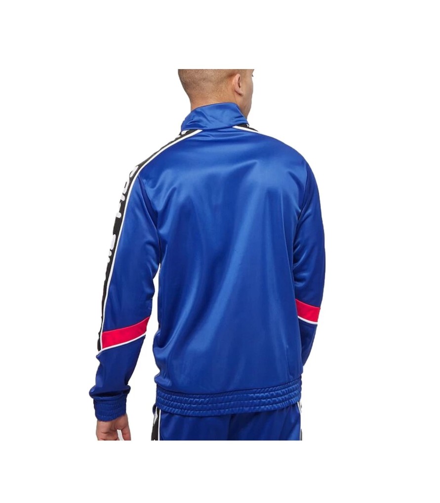 Uomo Fila Felpe | Felpa Uomo Fila Con Zip Ted Track Jacket Colore Blu - 687706A486