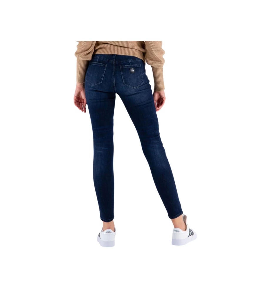 Donna Armani Exchange Jeans | Jeans Super Skinny Vita Media Donna Armani Exchange