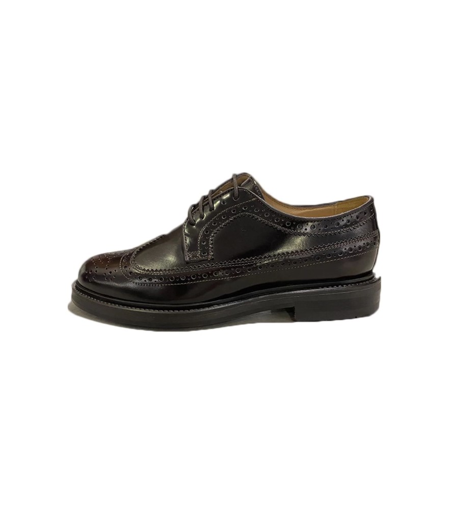 Uomo Soldini Scarpe Formali | Derby Uomo Soldini Brogue Colore Testa Di Moro - 13208L091T