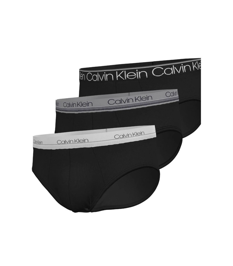 Uomo Calvin Klein Intimo | Slip Uomo In Confezione Da 3 Calvin Klein