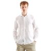 Uomo Refrigiwear Camicie | Camicia In Lino Uomo Refrigiwear