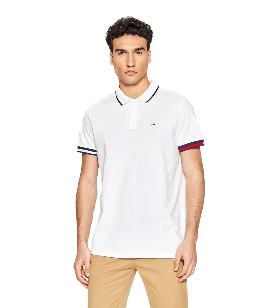 Uomo Tommy Jeans T-Shirt & Polo | Polo Uomo Tommy Jeans