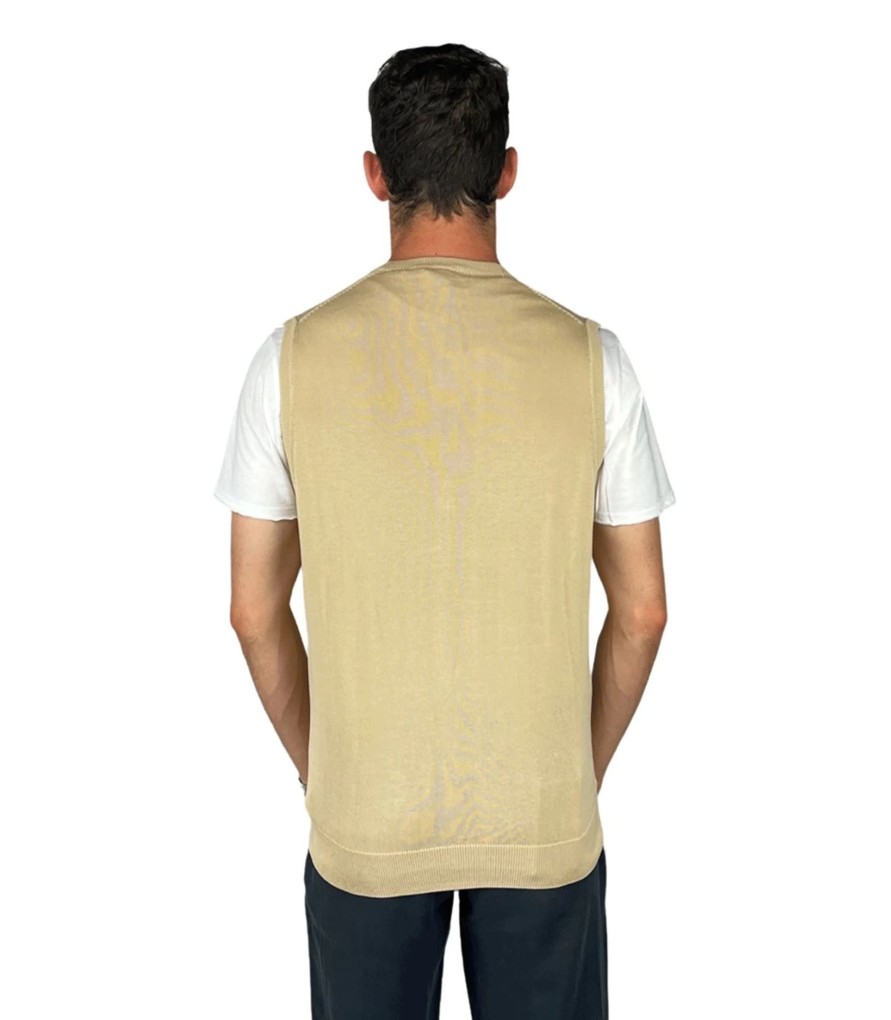 Uomo Union Clothing Maglieria | Gilet In Cotone Uomo Union