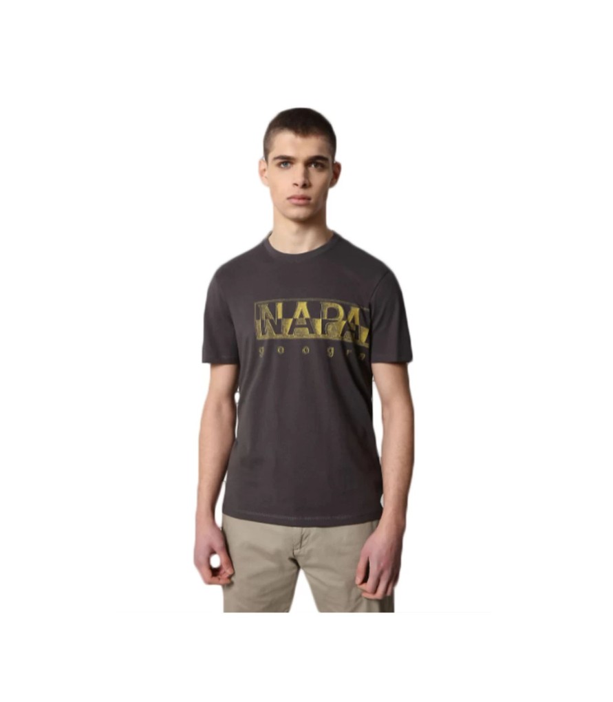 Uomo Napapijri T-Shirt & Polo | T-Shirt Uomo Con Logo Napapijri