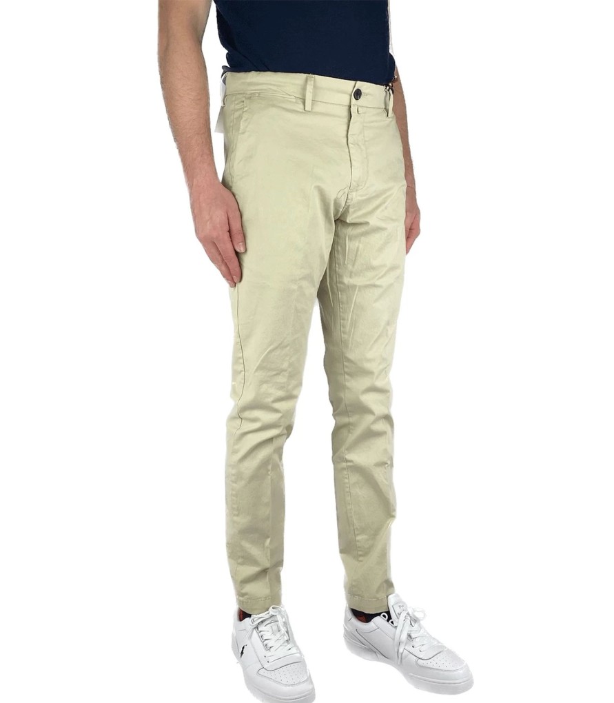 Uomo Manifattura Borghese Pantaloni | Pantalone Sartoriale Uomo Manifattura Borghese