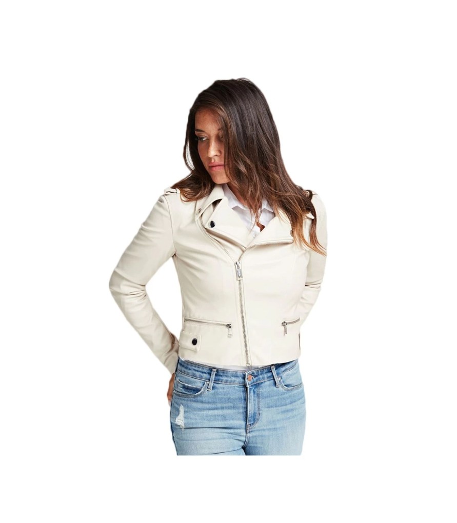 Donna Guess Blazer | Giacca Donna Guess Colore Bianco - W01L83Waoo0Cnwt