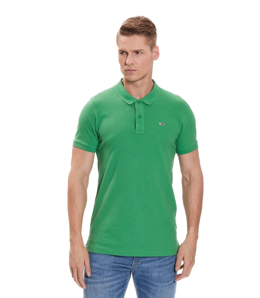 Uomo Tommy Jeans T-Shirt & Polo | Polo Da Uomo Tommy Jeans