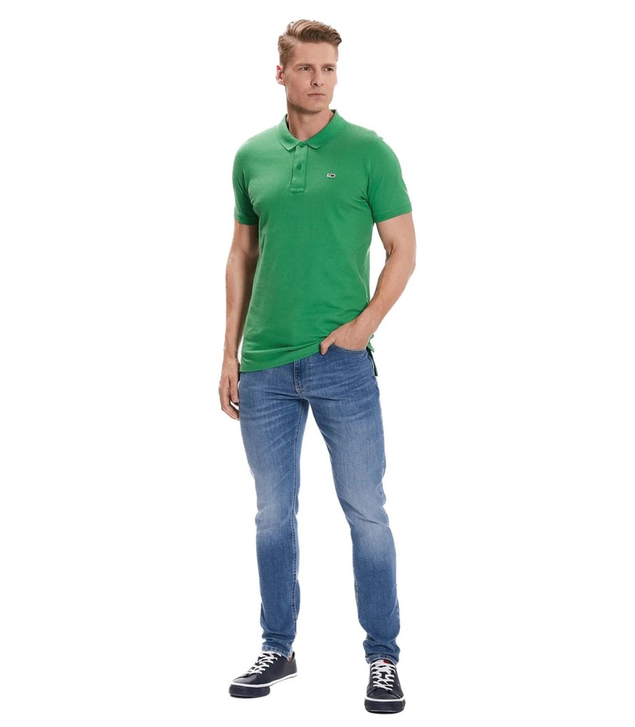 Uomo Tommy Jeans T-Shirt & Polo | Polo Da Uomo Tommy Jeans