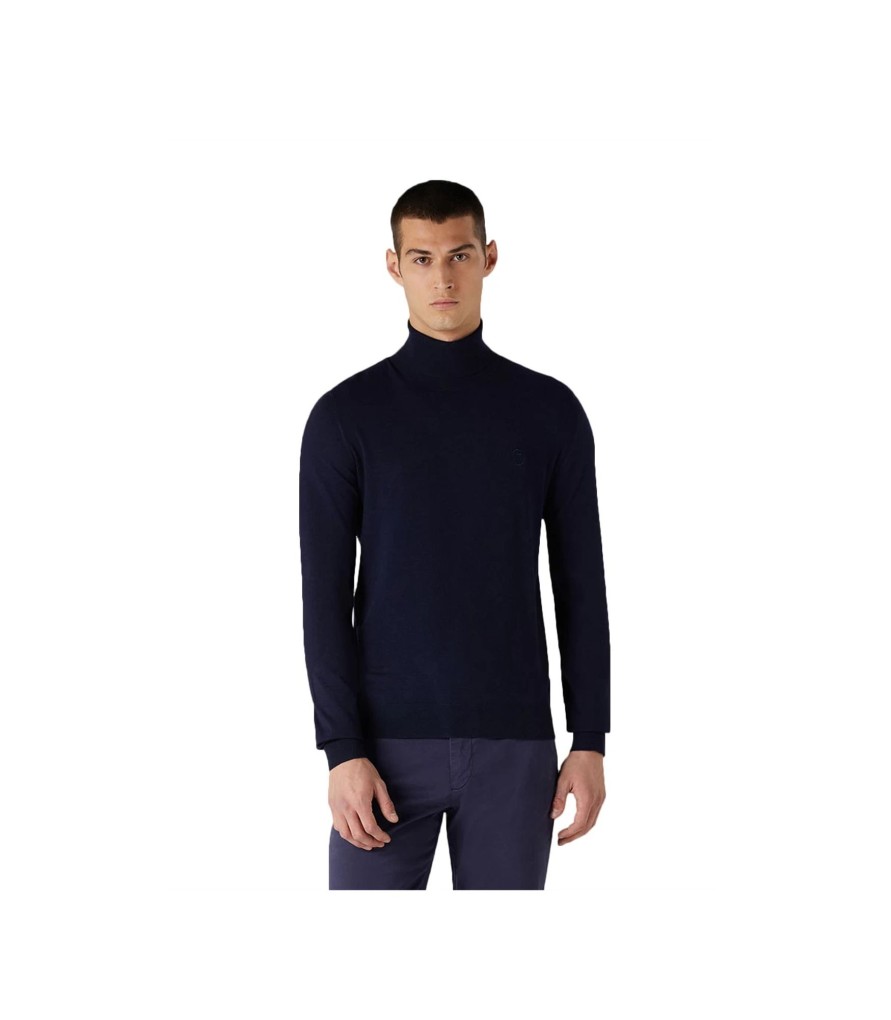 Uomo Trussardi Maglieria | Pullover Dolcevita Uomo Trussardi