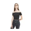 Donna Calvin Klein T-Shirt & Canotte | Top Donna Con Spalle Scoperte In Jersey Calvin Klein