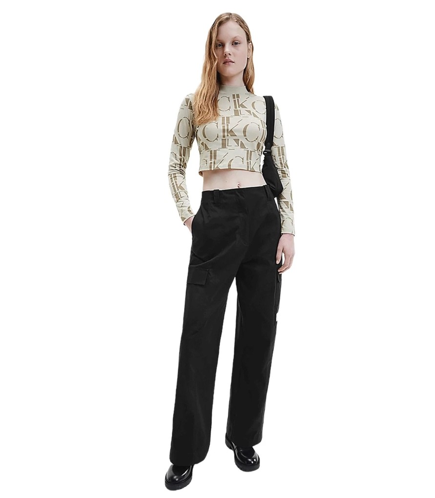 Donna Calvin Klein Pantaloni | Pantaloni Cargo Da Donna Calvin Klein