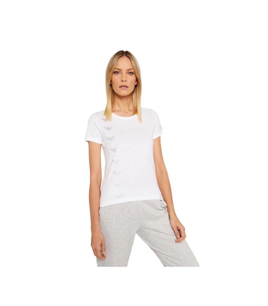 Donna EA7 Emporio Armani T-Shirt & Canotte | T-Shirt Donna Emporio Armani Ea7 Logo Series