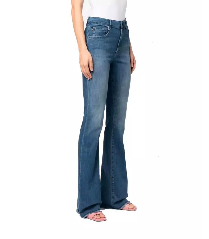 Donna Love Moschino Jeans | Jeans A Zampa Donna Love Moschino