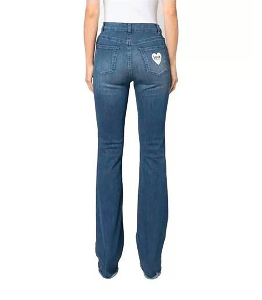 Donna Love Moschino Jeans | Jeans A Zampa Donna Love Moschino