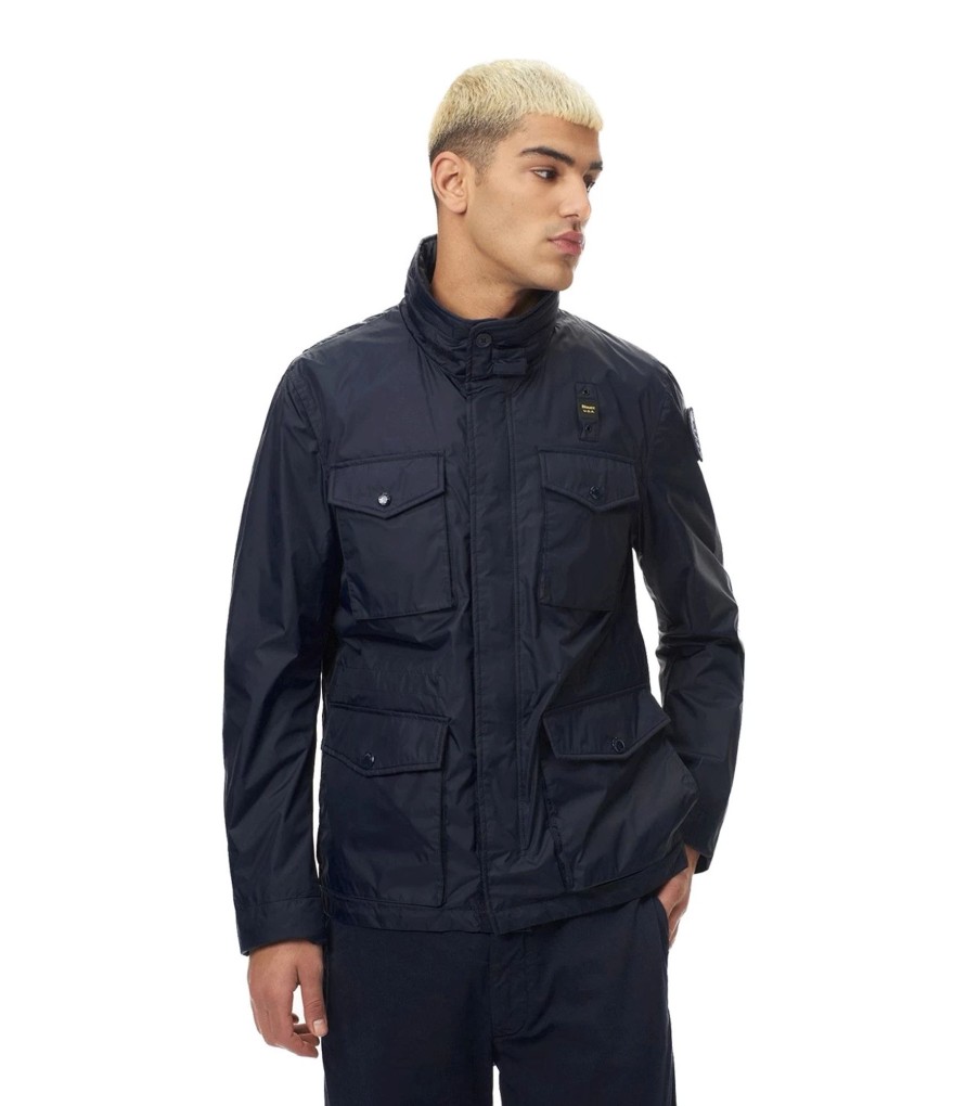 Uomo Blauer Giubbotti | Field Jacket Uomo Blauer