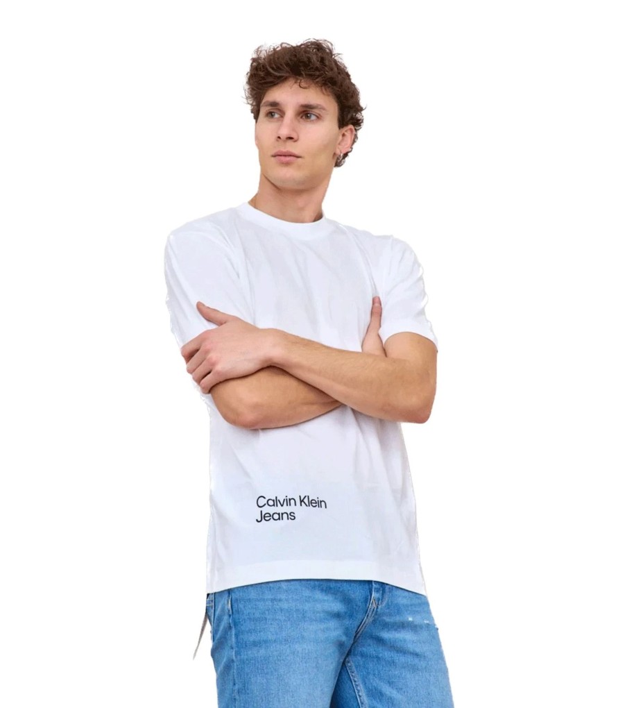 Uomo Calvin Klein T-Shirt & Polo | T-Shirt Uomo Oversize Calvin Klein