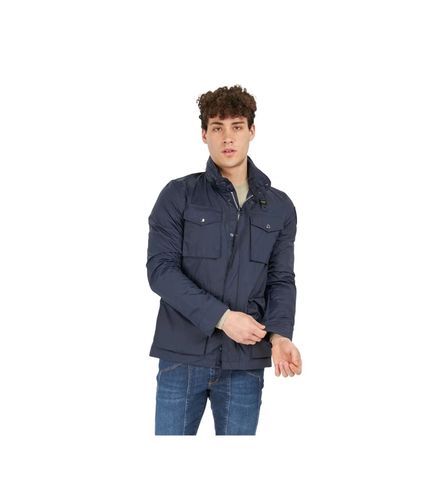 Uomo Blauer Giubbotti | Field Jacket Uomo Blauer