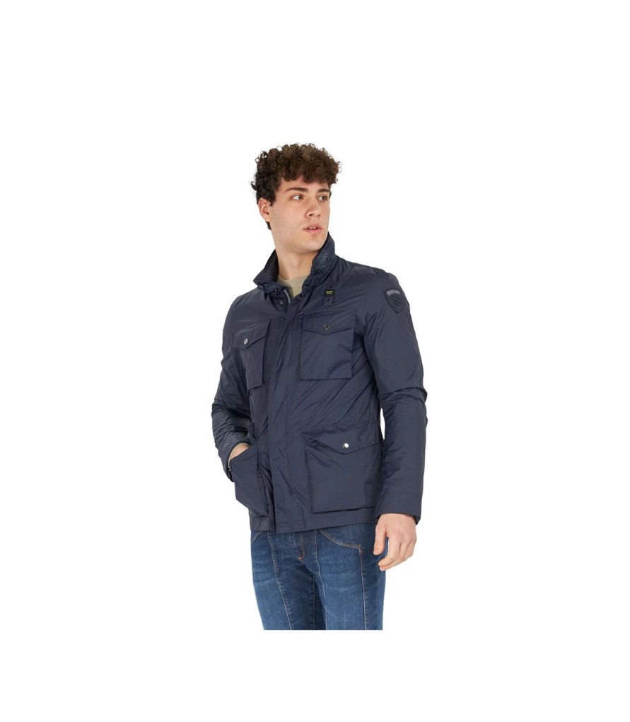 Uomo Blauer Giubbotti | Field Jacket Uomo Blauer