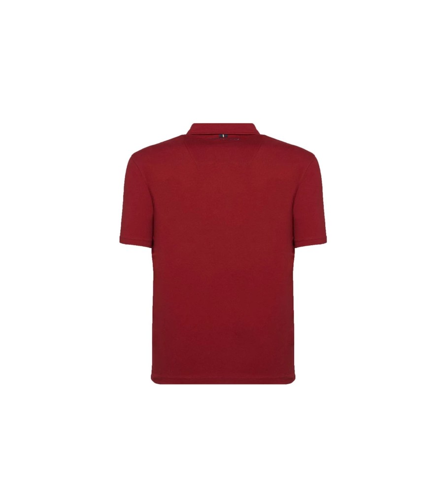 Uomo Aeronautica Militare T-Shirt & Polo | Polo Uomo Aeronautica Militare Po1417 Colore Rosso - 201Po1417P17319248